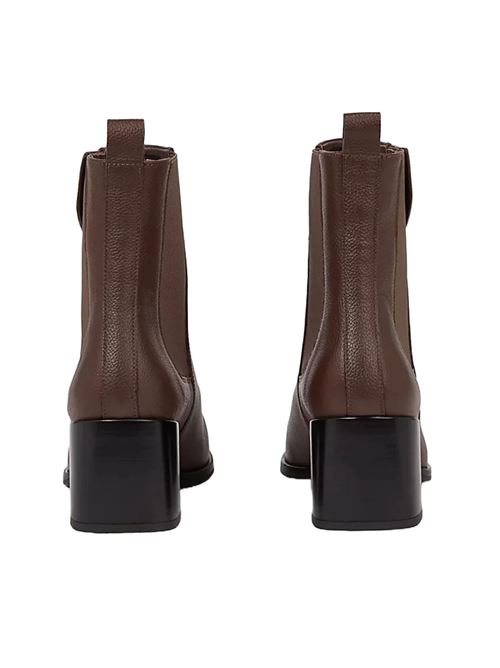 CALVIN KLEIN Leather Heeled Boots CALVIN KLEIN | HW0HW01814GSR